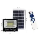 100W соларен LED прожектор със сензор за движение и дистанционно